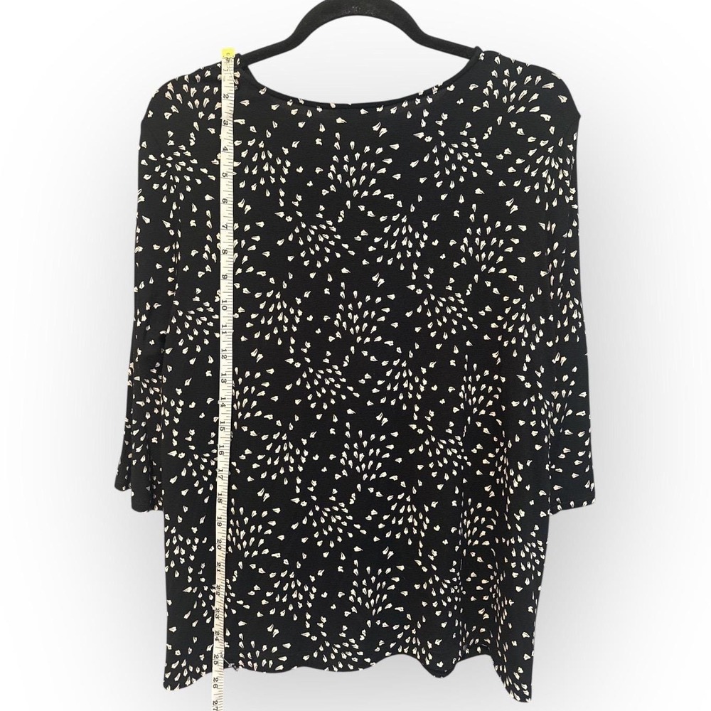 J Jill Wearever Collection Blouse Size Large Petite - Picture 3 of 6